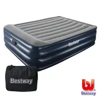 在飛比找蝦皮商城優惠-Bestway。自動快充雙人加厚植絨充氣床墊 67529E