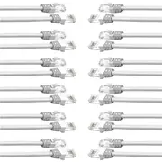 12x Cruxtec 5m CAT6/RJ45 Network Lead Cable LAN Ethernet Internet Router Cord WH