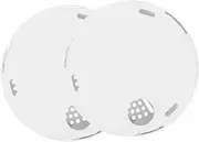 NUOBESTY 2pcs Box Hemispherical Box Webcam Stand Security Holder Mount Monitor Storage Rack Stand Wall Shelf for Security Plastic White