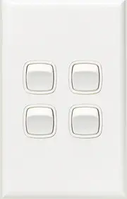 HPM Excel 4 Gang Light Switch
