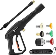 M MINGLE Pressure Washer Gun with Replacement Extension Wand, Compatible with Karcher K2, K3, K4, K5, K6, K7, Ryobi, Greenworks, Powerstroke Electric Power Washer