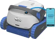 Dolphin S250 Robotic Pool Vacuum for Inground Pools Cleaner Up to 15m for Floor Wall Waterline Automatic Pool Cleaners Up to 120 mins Runtime 18m Cable with Swivel Wifi Cloud-Connect Ultra-Lightweight