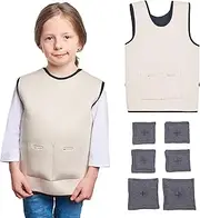 Weighted Vest for Kids | Provide Deep Pressure Comfort | ADHD Tools for Kids | Autism Sensory Clothing | Adjustable Weighted Vest | Weighted Compression Vest for Kids | Ensure a Secure Feeling