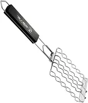 BBQ Clip Tool Outdoor Barbecue Tool Barbecue Grill Racks Barbecue Rack Stainless Steel Grill Clamp Outdoor Barbecue Net Stainless Steel Barbecue Grill Clamp Barbecue Accessories