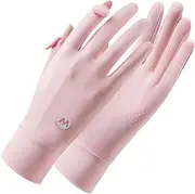 [Chenflying] Ice Silk Sunscreen Gloves UV Protection Mittens Non-slip Touch Screen Driving Gloves for Cycling Riding Golfing Hiking