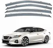 4Pcs Car Wind Deflectors for Nissan for Maxima Mk8-A36 2016-2020 2021 2022 2023, Side Window Ventilated Visors Rain Deflector