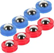 CIYODO 8pcs Tabletop Shuffleboard -Balls Shuffleboard Curling Accessories Tabletop Game Tabletop Games Tabletop Accessories Soccer Toy Mini Football Desktop Toys Plastic