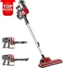 Corded Handheld Bagless Vacuum Cleaner - Red and Silver