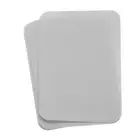 6 Pcs Iron on Patches 4"x3" Patches for Clothes, Jeans, Bags Light Gray