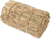 GAROZATION Decorative Haystack Prop Natural Ornament for Home Living Bedroom Rustic Autumn Style Decor No Installation Required