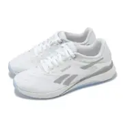 Reebok Nano X5 White Grey Silver Women Cross Training Workout Shoes 100209371