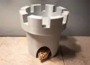 Castle Tower Midevil Reptile Hide for Leopard Geckos/Reptiles