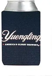 Yuengling Can Bottle Cooler Dark Blue Logo Neoprene