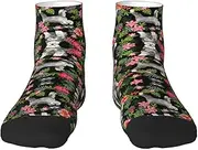 [JBYJBX] Schnauzer Print Adult Socks Womens Mens Workout Thermal Cozy All-Season Gift Holiday Articles Use