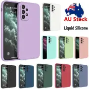 For Samsung Galaxy S24 FE Ultra Plus S23 S22 S21 S20 Liquid Silicone Case Cover