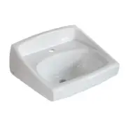 American Standard 0356.041 Lucerne 20-1/2" Wall Mounted Porcelain - White