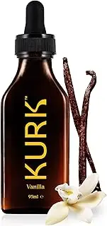 High Strength Liquid Curcumin Oil from Turmeric | Advanced Absorption Technology | 1000x More Absorbent Than Powders & Capsules (Vanilla 95ml)