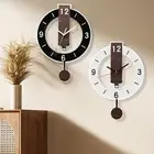 Wall Clock, Non-Ticking, Modern Display, Artwork, Ornament, Lightweight Hanging