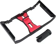 Grcfumo 1 Pc Phone Stabilizer, Tripod for Cell Phone and Camera, Dual Hanlde Handheld Phone Adjustable Stabilizer Support Recording Rig with Tripod