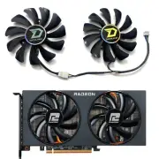 T129215BU Graphics Card Cooling Fans Radiator for Power Colors RX5500XT 5600XT