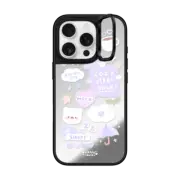 iPhone 16 Pro Mirror Ring Stand Case MagSafe Compatible cozy vibes only by sleepydaze