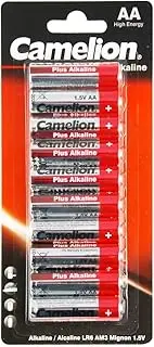 10pc Camelion Alkaline Plus AA LR6 Battery AM3 Mignon 1.5V Cylindrical Batteries