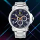 【SEIKO 精工】Premier 人動電能月相腕錶 SK038 -藍42.5mm(5D88-0AH0B/SRX017J1)