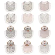 Baby Saliva Towel Cotton Newborns Burping Cloth with/without Bowknot Headbands