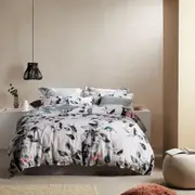 Logan & Mason Cockatoo Quilt Cover Set Black