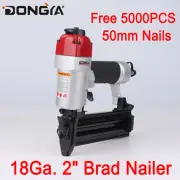 DongYa 18Ga.2" Brad Nailer C 1 Series Air Nail Gun Bradder 10-50mm + Free Nails