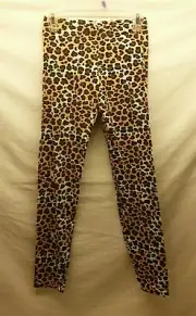 Kid's Girl Bobbie Brooks X-Small XS 4/5 Leopard Animal Print Stretch Pants NWT