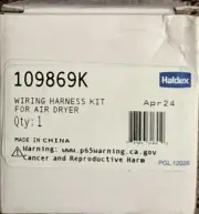 Haldex 109869K Air Brake Dryer Connector Wire Harness Kit