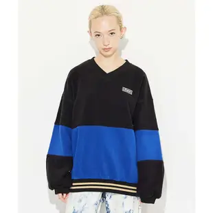 x-girl BICOLOR FLEECE TOP 長袖上衣 105224012008