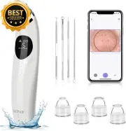Pore Vacuum Cleaner, 1080P Camera, 4 Probes, USB Rechargeable, Blackhead Care