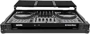Headliner Pitch Black Flight Case Compatible with Pioneer DJ DDJ-FLX10 with Laptop Platform & Wheels