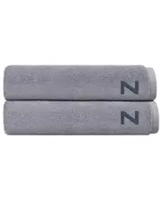 DePera Home Set of 2 Puresoft Monogrammed Turkish Bath Sheets