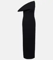[Khaite] Khaite Catto crêpe maxi dress AU 14 black