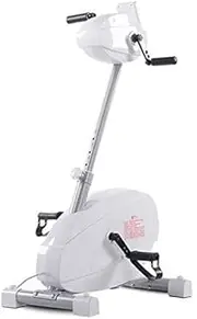 Magnetic Mini Exercise Bike,Elliptical Stationary Cycle Pedal Exerciser with LCD Monitor for Leg and Arm Recovery for Men and Women at Home and Office