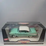Ertl #7331 American Muscle 1957 Chevy Bel Air Sport Cpe 1/18 Sc Diecast Surf Grn