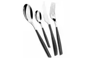 Bugatti Glamour 24pc Cutlery Set - Smoky Black