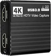 Video Capture Card - 1080P Video Capture Device | 60FPS Recorder, 4K Device for Monitor TV Conference Live Broadcast Streaming Teaching