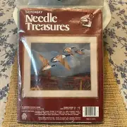 Johnson Creative Arts Needle Treasures Wild Canadian Geese Embroidery Kit 00579