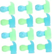 CVUTOVO 20pcs Luminous Gravity Radish Hammer for Fun Sensory Stress Reliever Light Up Mallet for Home Office Outdoor Play Present for Birthdays and Holidays