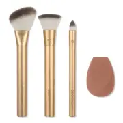 Precious Metals Face Blend + Sculpt Brush & Sponge Set
