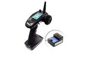 Flysky FS-GT5 2.4GHz 6 Channels AFHDS RC Transmitter with FS-BS6 Receiver for RC Car Boat