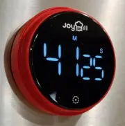 Digital Kitchen Timer Large LED Display with Magnetic Countdown 3 Volume Red
