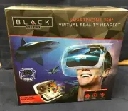 NEW IN BOX Black Series Sharper Image Virtual Reality Headset Smartphone 360