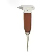Mercer Culinary M37024 Barfly 7" Cast Stainless Steel Ice Pick w/ Wood Handle