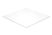 PVC Foam Board Sheet, White, 18" x 36" x 1/8"