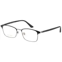 在飛比找Yahoo奇摩購物中心優惠-GUCCI 純鈦 光學眼鏡(黑配銀色)GG1475OJ